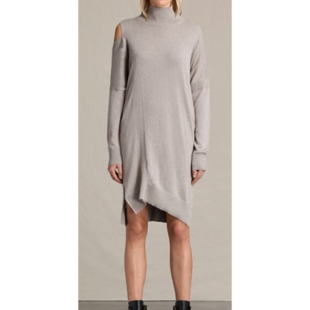 AllSaints Cecily Asymmetric Dress Sz. M